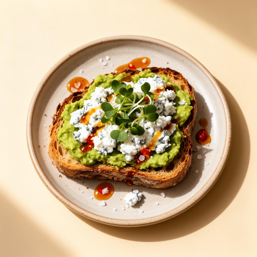 Avocado Stracciatella Toast