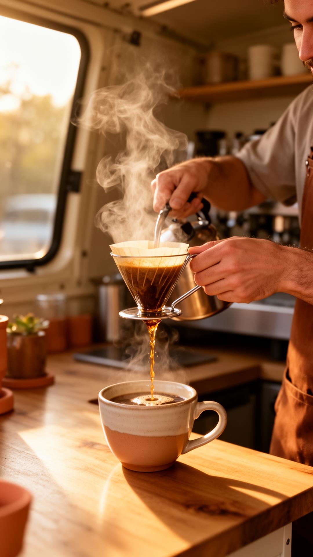 Pour over coffee